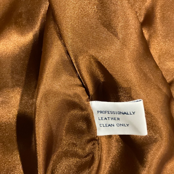 Light Brown Suede Jacket Fully Lined - Picture 8 of 12